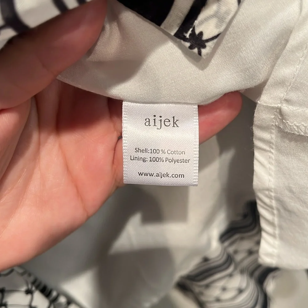 ANTHROPOLOGIE x AIJEK Pias Short Dress Tassel Cotton Bohemian Dress - Picture 11 of 12